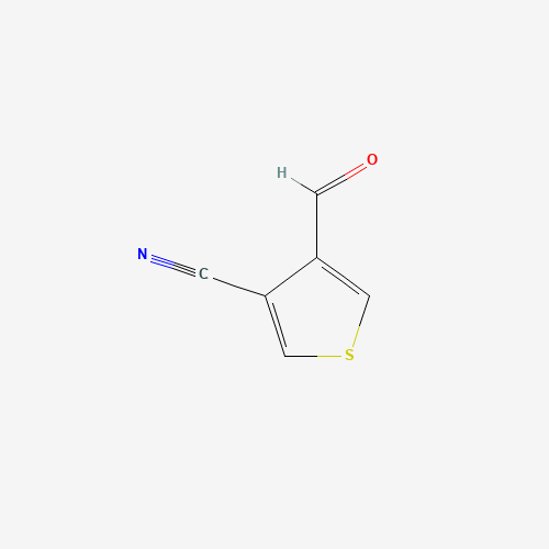 59786-34-4 4-formylthiophene-3-carbonitrile chemical structure