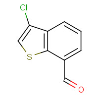 00-00-0 3-chloro-1-benzothiophene-7-carbaldehyde chemical structure