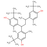 1843-03-4 4-[4,4-bis(5-tert-butyl-4-hydroxy-2-methylphenyl)butan-2-yl]-2-tert-butyl-5-methylphenol chemical structure