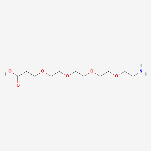 663921-15-1 3-[2-[2-[2-(2-aminoethoxy)ethoxy]ethoxy]ethoxy]propanoic acid chemical structure
