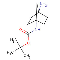 1630907-27-5 tert-butyl N-(1-amino-4-bicyclo[2.2.1]heptanyl)carbamate chemical structure