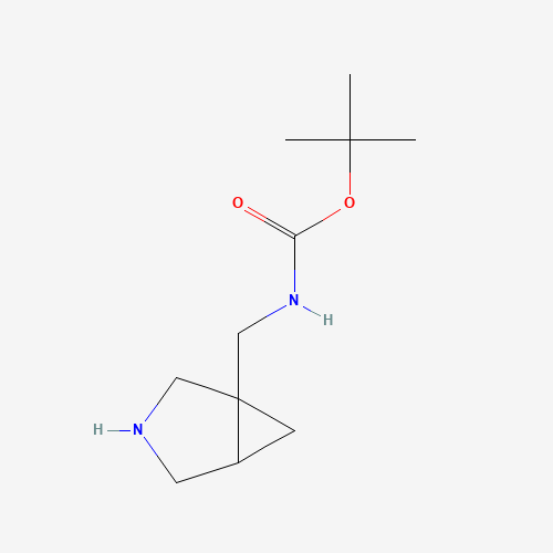 134574-96-2 tert-butyl N-(3-azabicyclo[3.1.0]hexan-1-ylmethyl)carbamate chemical structure