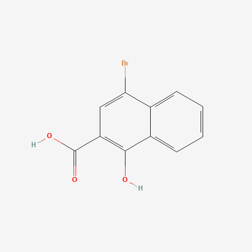 5813-37-6 4-bromo-1-hydroxynaphthalene-2-carboxylic acid chemical structure