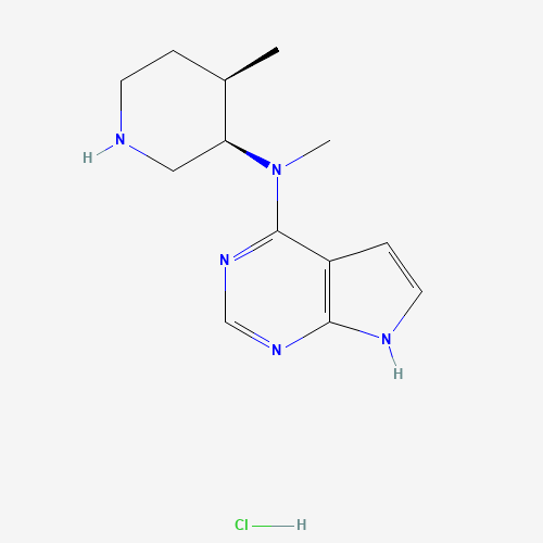 1260590-51-9 N-Methyl-N-((3R,4R)-4-Methylpiperidin-3-yl)-7H-pyrrolo[2,3-d]pyriMidin-4-aMine dihydrochloride chemical structure