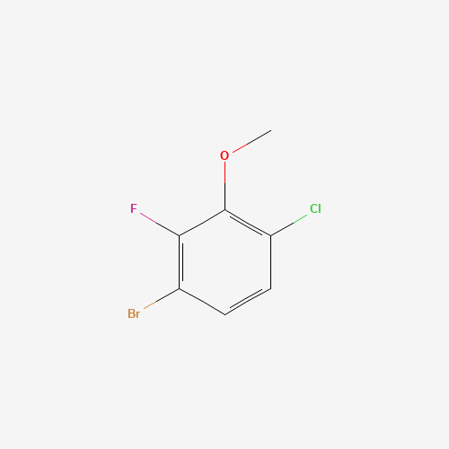 943832-96-0 1-bromo-4-chloro-2-fluoro-3-methoxybenzene chemical structure
