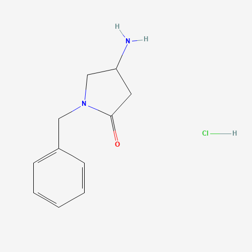 478832-05-2 4-AMino-1-benzylpyrrolidin-2-one Hydrochloride chemical structure