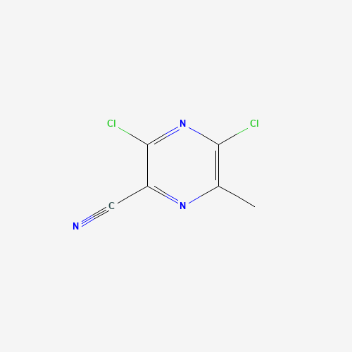 89284-80-0 3,5-dichloro-6-methylpyrazine-2-carbonitrile chemical structure