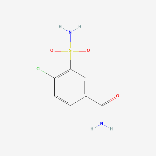 2455-92-7 3-(Aminosulfonyl)-4-chlorobenzamide chemical structure