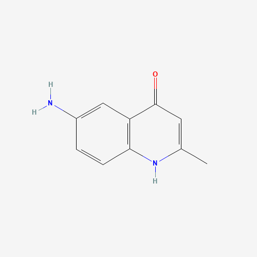 1131-34-6 6-amino-2-methylquinolin-4-ol chemical structure