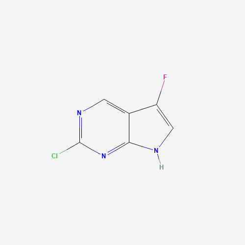 1638768-28-1 2-chloro-5-fluoro-7H-pyrrolo[2,3-d]pyrimidine chemical structure