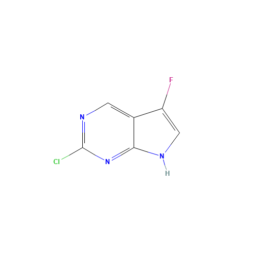 1638768-28-1 2-chloro-5-fluoro-7H-pyrrolo[2,3-d]pyrimidine chemical structure