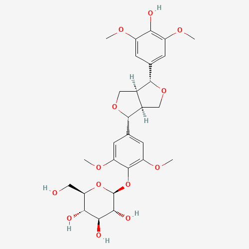 137038-13-2 (-)-Syringaresinol 4-O-β-D-glucopyranoside chemical structure