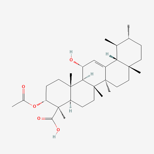 146019-25-2 3-O-Acetyl-11-hydroxy-beta-boswellic acid chemical structure