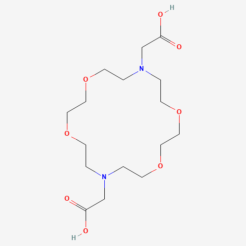 72912-01-7 1,4,10,13-Tetraoxa-7,16-diazacyclooctadecane-N,N'-diethanoic acid chemical structure