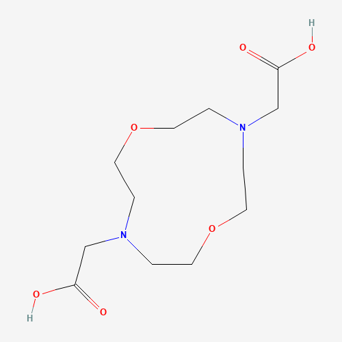 86952-03-6 1,7-Dioxa-4,10-diazacyclododecan-4,10-diethanoic acid chemical structure