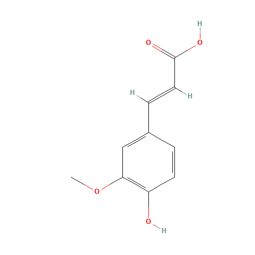 1135-24-6 Ferulic acid chemical structure