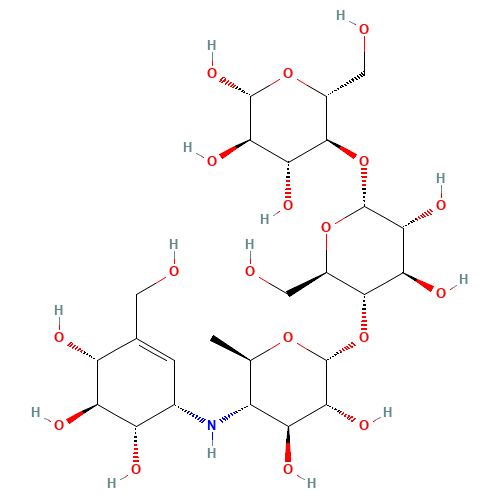 56180-94-0 Acarbose chemical structure