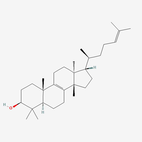 514-46-5 (13alpha,14beta,17alpha,20S)-5alpha-Lanosta-8,24-Dien-3beta-Ol chemical structure