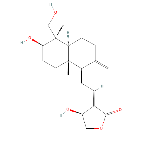 5508-58-7 Andrographolide chemical structure