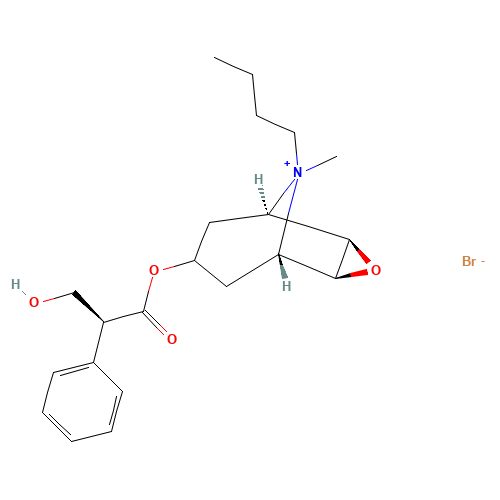 149-64-4 Scopolamine butylbromide chemical structure