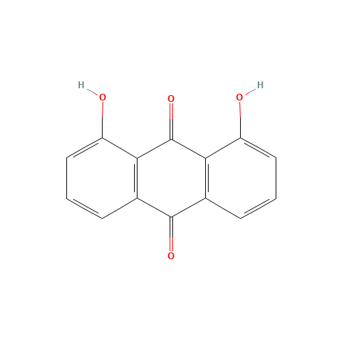 117-10-2 1,8-Dihydroxyanthraquinone chemical structure
