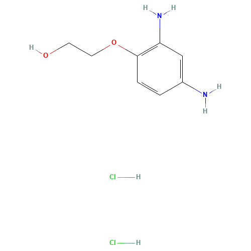 66422-95-5 2-(2,4-Diaminophenoxy)ethanol dihydrochloride chemical structure