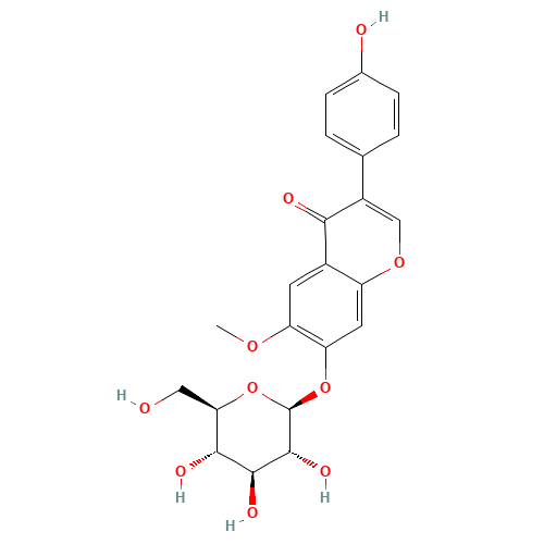 40246-10-4 Glycitin chemical structure