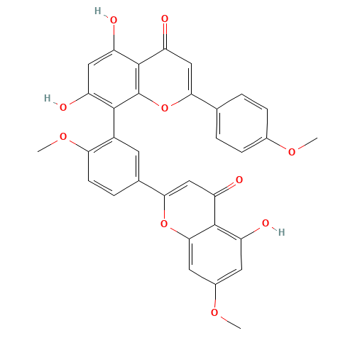521-34-6 Sciadopitysin chemical structure