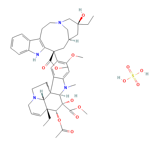 143-67-9 Vinblastine sulfate chemical structure