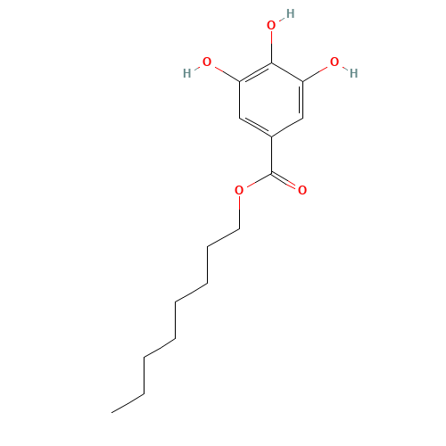 1034-01-1 Octyl gallate chemical structure