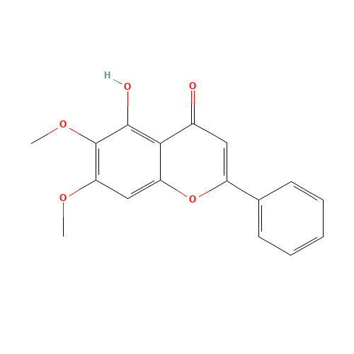 740-33-0 5-Hydroxy-6,7-dimethoxylflavone chemical structure