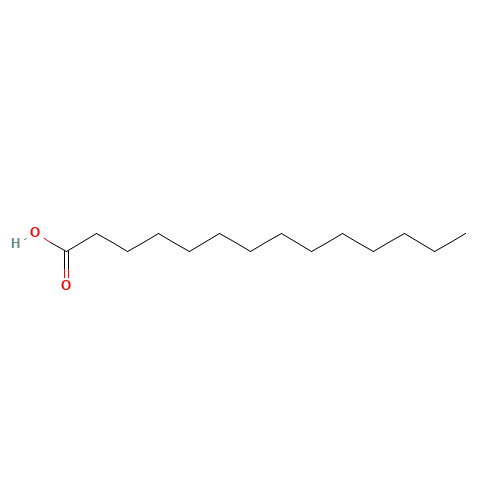 544-63-8 Myristic acid chemical structure