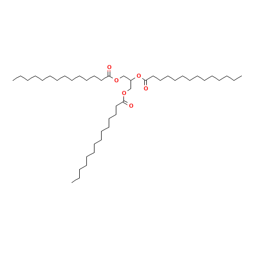 555-45-3 Tritetradecanoin chemical structure