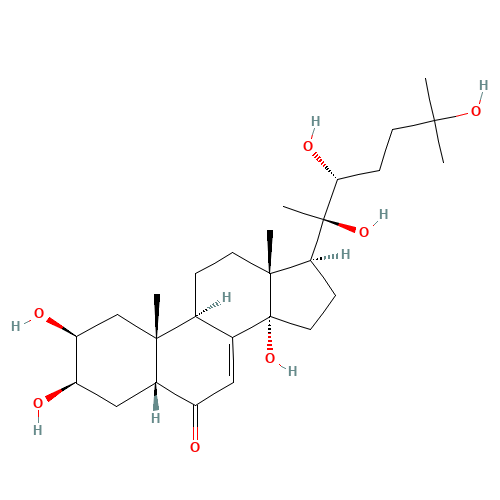 5289-74-7 Hydroxyecdysone chemical structure