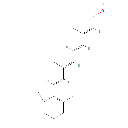 68-26-8 Vitamin A chemical structure