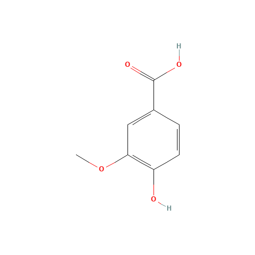 121-34-6 Vanillic acid chemical structure