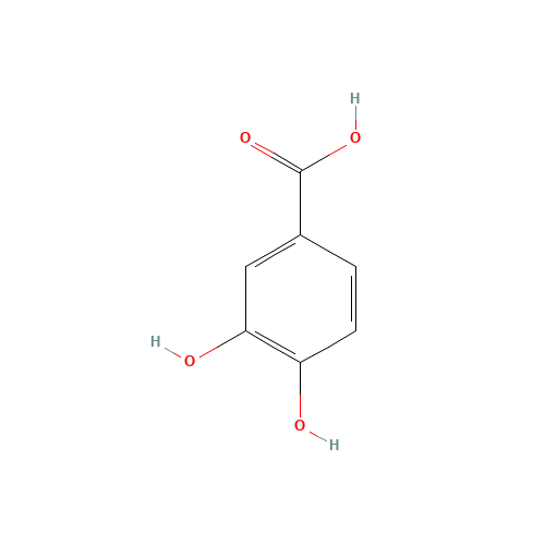 99-50-3 3,4-Dihydroxybenzoic acid chemical structure