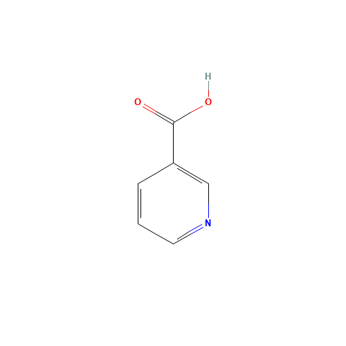 59-67-6 Nicotinic acid chemical structure