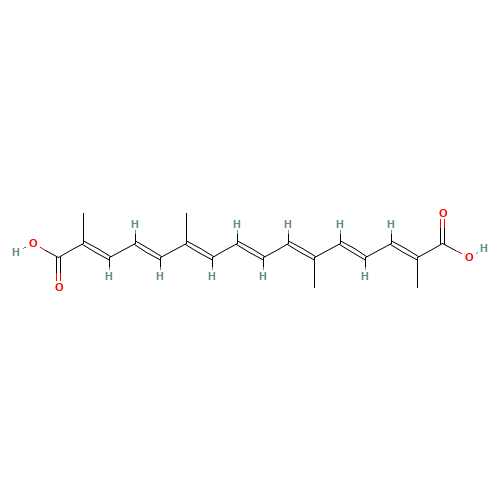 27876-94-4 Crocetin chemical structure
