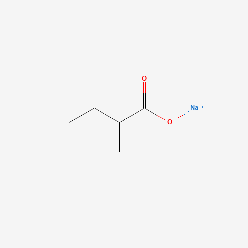 4033-83-4 Sodium 2-methylbutanoate chemical structure