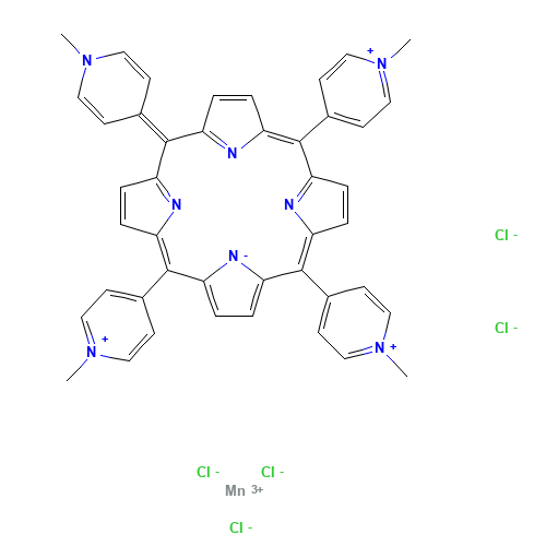 125565-45-9 Mn(III) meso-Tetra (N-methyl-4-pyridyl) porphine pentachloride chemical structure