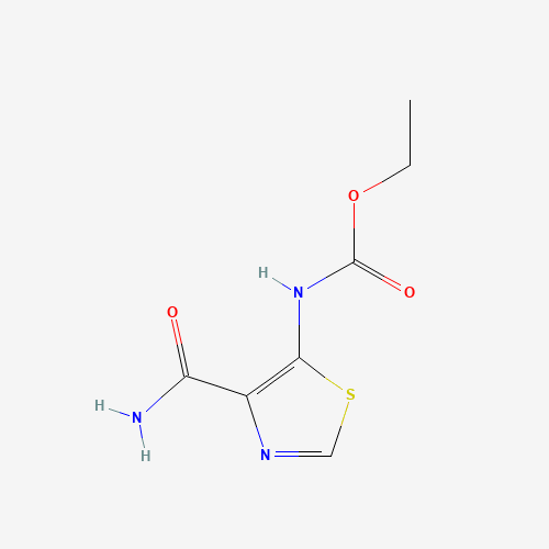 5021-69-2 ethyl N-(4-carbamoyl-1,3-thiazol-5-yl)carbamate chemical structure