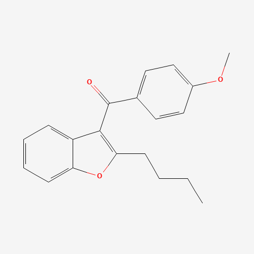 83790-87-8 (2-butyl-1-benzofuran-3-yl)(4-methoxyphenyl)methanone chemical structure
