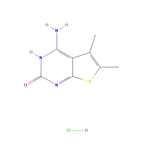 1033366-59-4 4-Amino-5,6-dimethylthieno[2,3-d]pyrimidin-2(1H)-one hydrochloride chemical structure