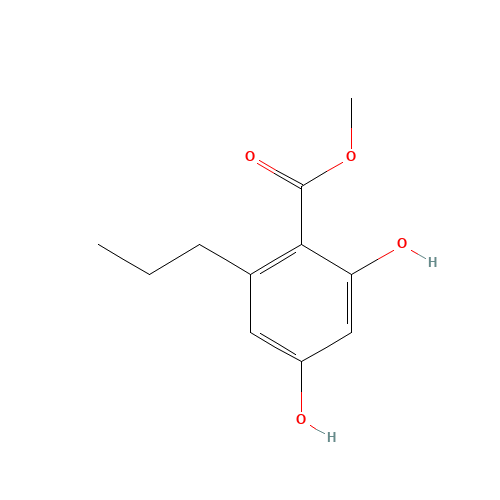 55382-52-0 2,4-dihydroxy-6-propyl-benzoic acid methyl ester chemical structure