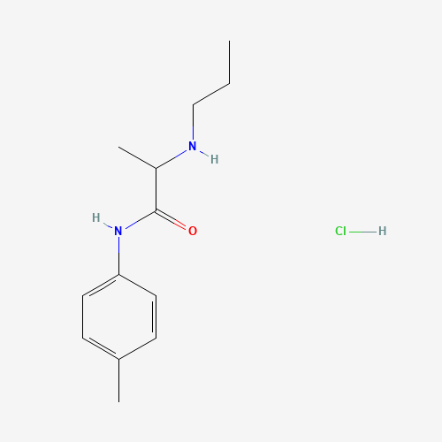 35891-99-7 2-(propylamino)-N-(p-tolyl)propanamide hydrochloride chemical structure