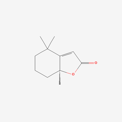 81800-41-1 2(4H)-Benzofuranone, 5,6,7,7A-tetrahydro-4,4,7A-trimethyl-, (S)- chemical structure