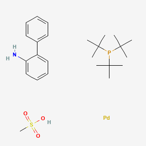 1445086-17-8 Methanesulfonic acid;palladium;2-phenylaniline;tritert-butylphosphane chemical structure