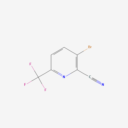 1211583-96-8 3-Bromo-6-(trifluoromethyl)picolinonitrile chemical structure