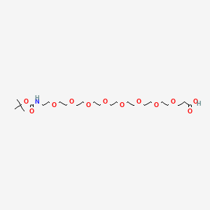 1334169-93-5 t-Boc-N-amido-PEG8-acid chemical structure